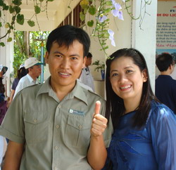 Trương Trọng Nghĩa và nhà văn, nhà biên kịch, đạo diễn Nguyễn Thu Phương